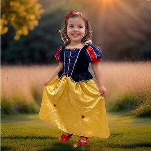 Dress Realist Snow White Princess Costume